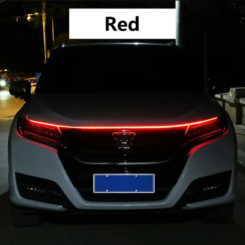 LED Daytime Running Light Scan Starting Car Hood Decorative Lights