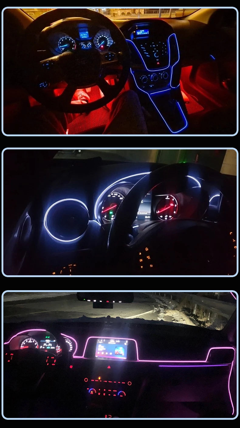 Car Interior Atmosphere Lighting LED Strip