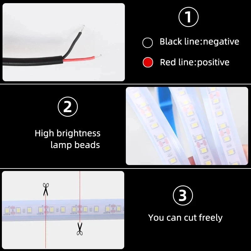 LED Daytime Running Light Scan Starting Car Hood Decorative Lights