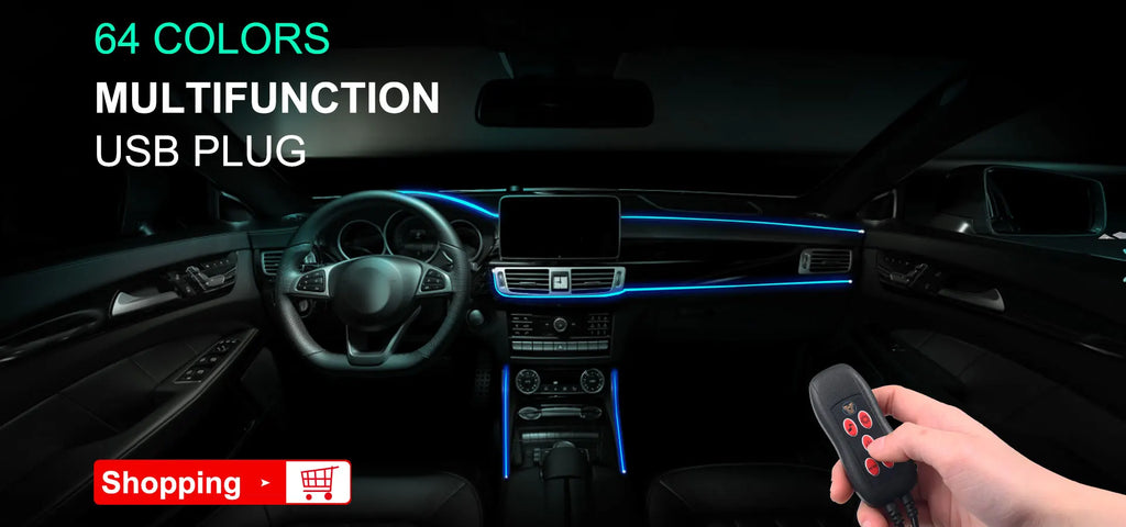 Car Interior Atmosphere Lighting LED Strip